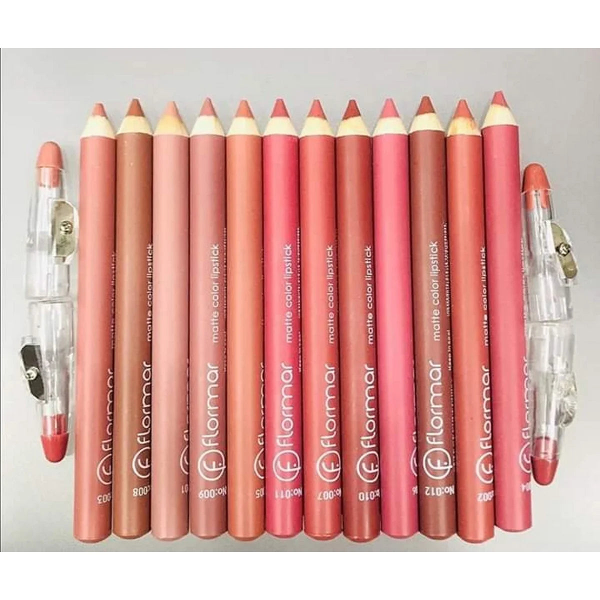 Flormar Matte Lipstick Pencil (Pack of 12)