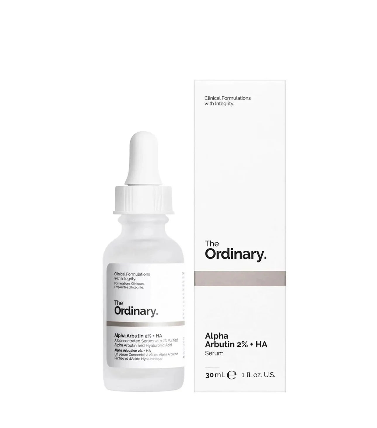 The Ordinary Alpha Arbutin 2% + HA Concentrated Serum 30ml.