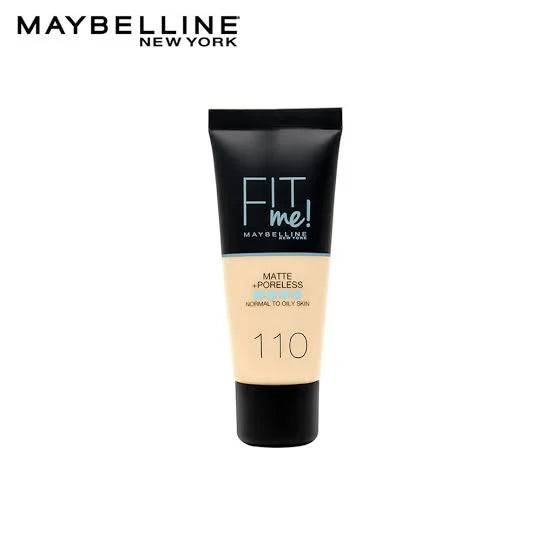 Maybelline – Fit Me Liquid Foundation Matte & Poreless – 110 Porcelain 30ml