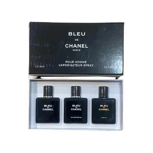 BLEU DE CHANEL PARIS Perfume Set 3 Pcs