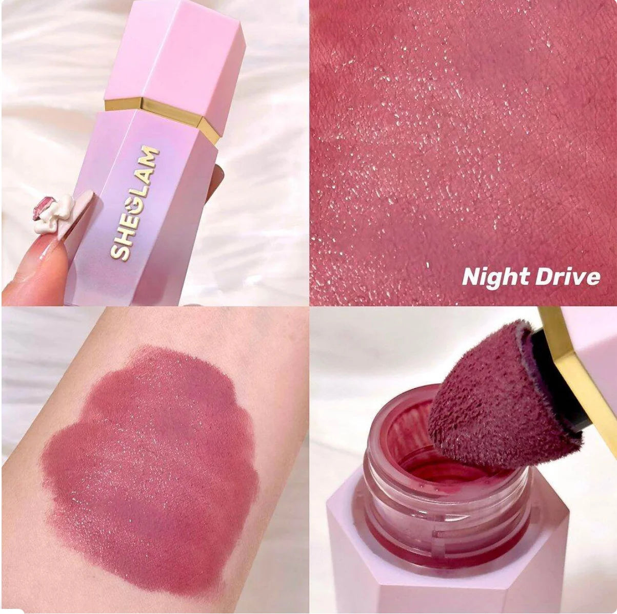 SHEGLAM Color Bloom Liquid Blush (Night Drive)