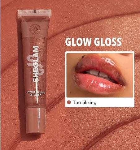 SheGlam Power Bouquet Lip Gloss (Tan-tilizing)