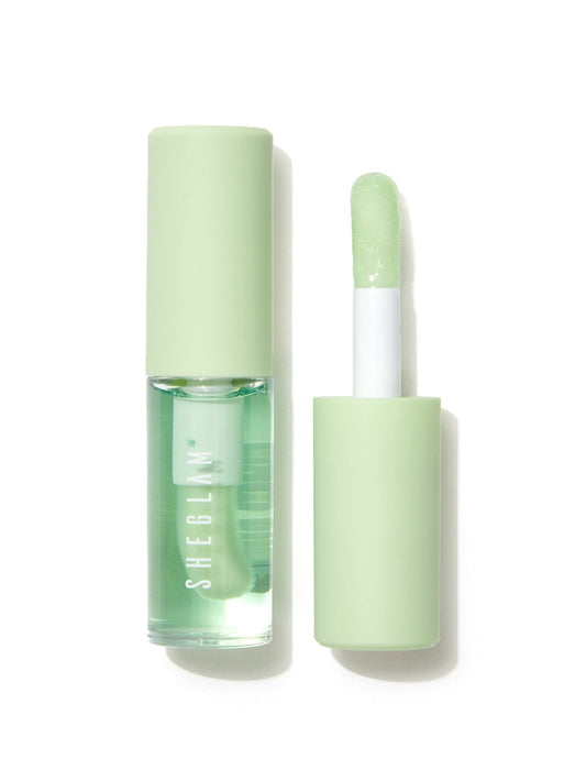 SHEGLAM Jelly Wow Hydrating Lip Oil-Mali-Green Apple Envy