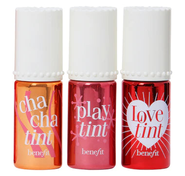 Lip tint Benefit Lips & Cheek Tints pack of three