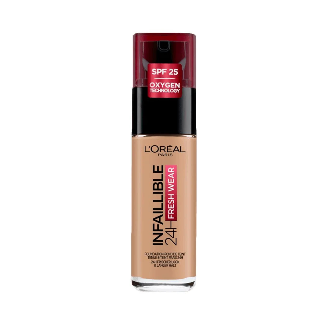 L’Oreal Paris – LOreal Infallible 24H Fresh Wear Breathable Liquid Foundation 125 Sable/Sand