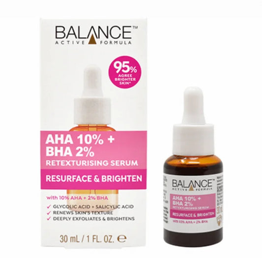 Balance Active AHA 10% + BHA 2% Serum – 30 ml